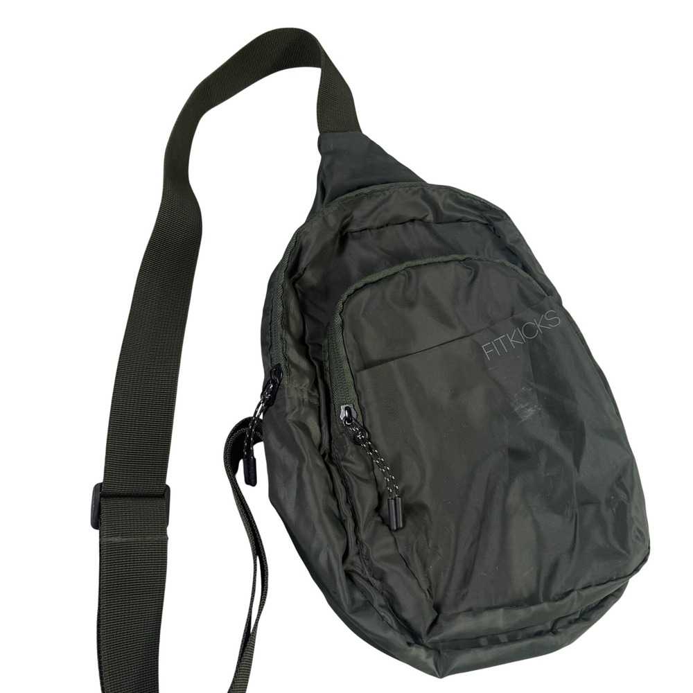 FITKICKS Hideaway Packable Sling Bag Crossbody Chest Adjustable Strap